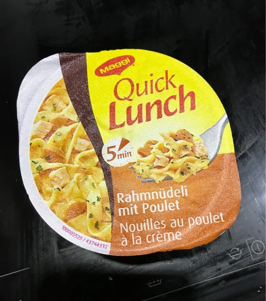 Quicklunch Rahmnüdeli Poulet