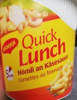 Quick Lunch Cornettes au fromage