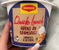 Quicklunch Hörnli Rahmsauce