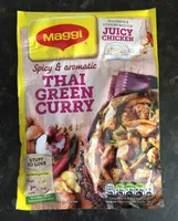 Spicy and aromatic thai green curry