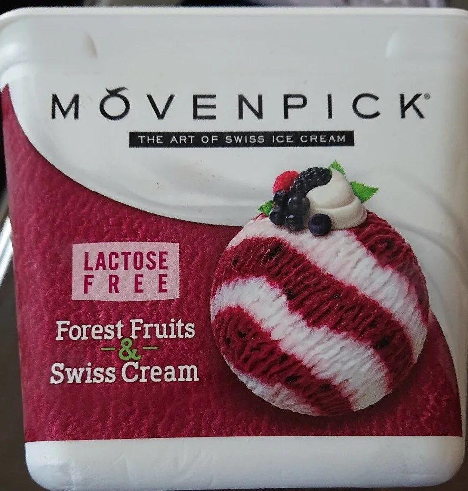 Creme glacée et sorbet baies des bois