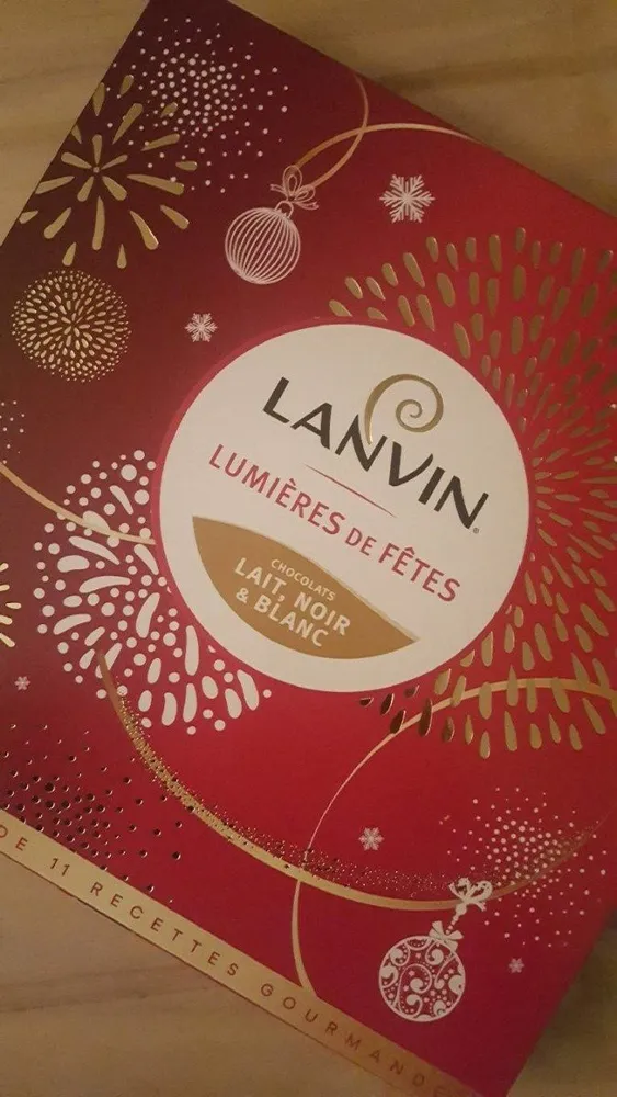 Lumières de Fêtes chocolats lait, noir et blanc