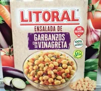 Ensalada de garbanzos con su vinagreta