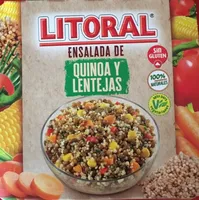Ensalada de quinoa y lentejas