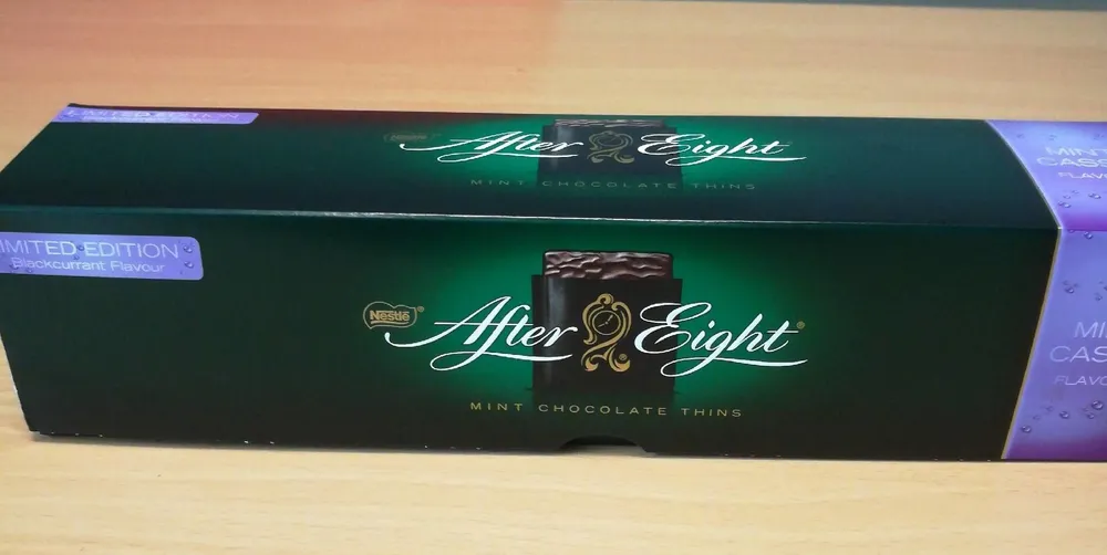 After eight MINT CASSIS FLAVOUR