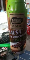 Salsa al chocolate con avellana