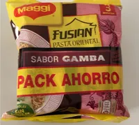 Fusian pasta oriental sabor gamba