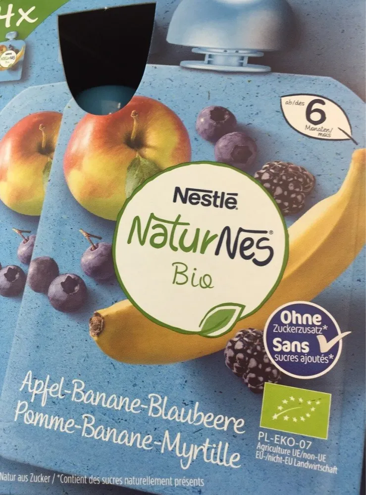 NaturNes Pomme-Banane-Myrtille