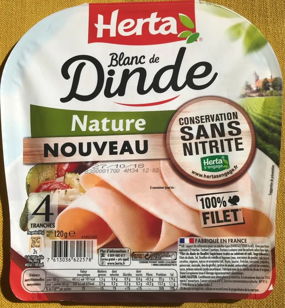 Blanc de dinde nature