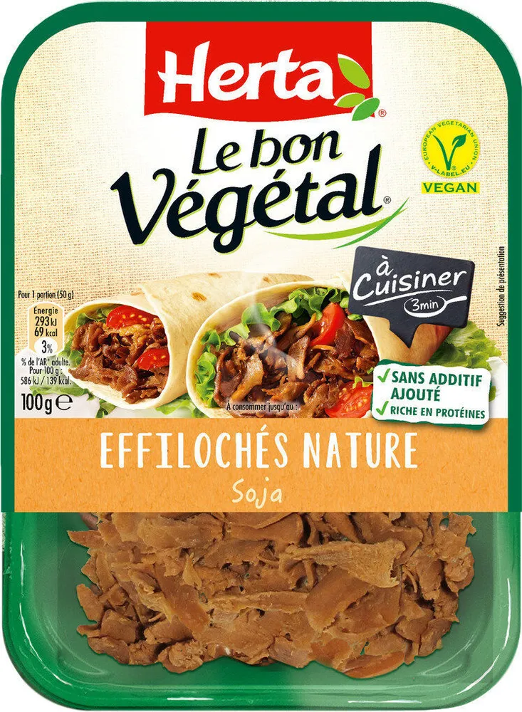 LE BON VEGETAL Effilochés de soja