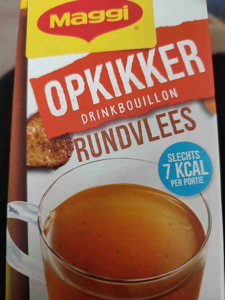 Opkikker drinkbouillon rundvlees