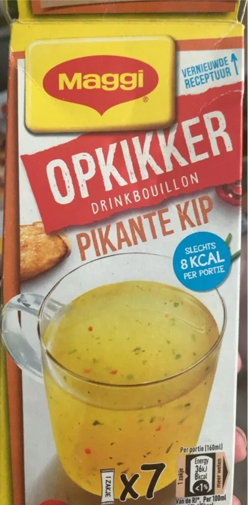 Opkikker Drinkbouillon Pikante Kip