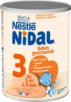 NESTLE NIDAL 3 Bébés Gourmands Lait de Croissance 800g dès 1 an