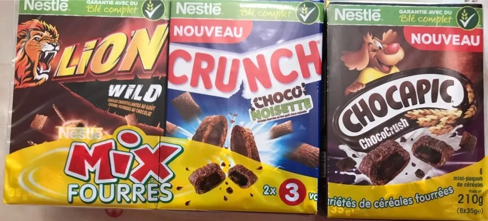 Mix céréales fourrées