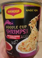 Noodle cup shrimps