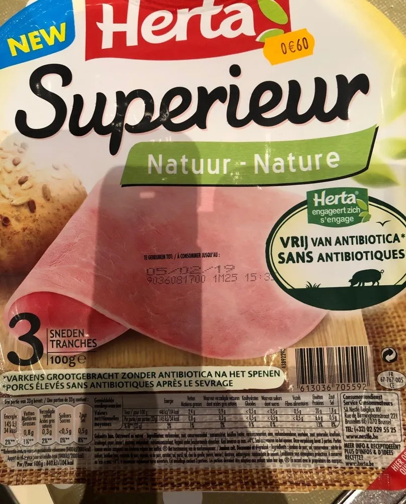 Jambon superieur