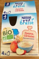 Nestlé p'tit brassé - pomme, céréales