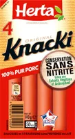 KNACKI Pur porc conservation sans nitrite
