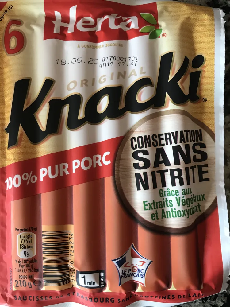 Knacki sans nitrite