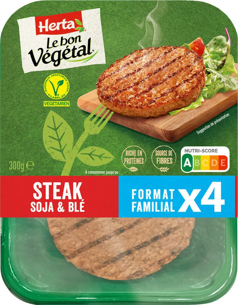 GARDEN GOURMET Le Classique Soja et Blé Format familial 300g
