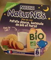 Patate douce semoule de blé persil