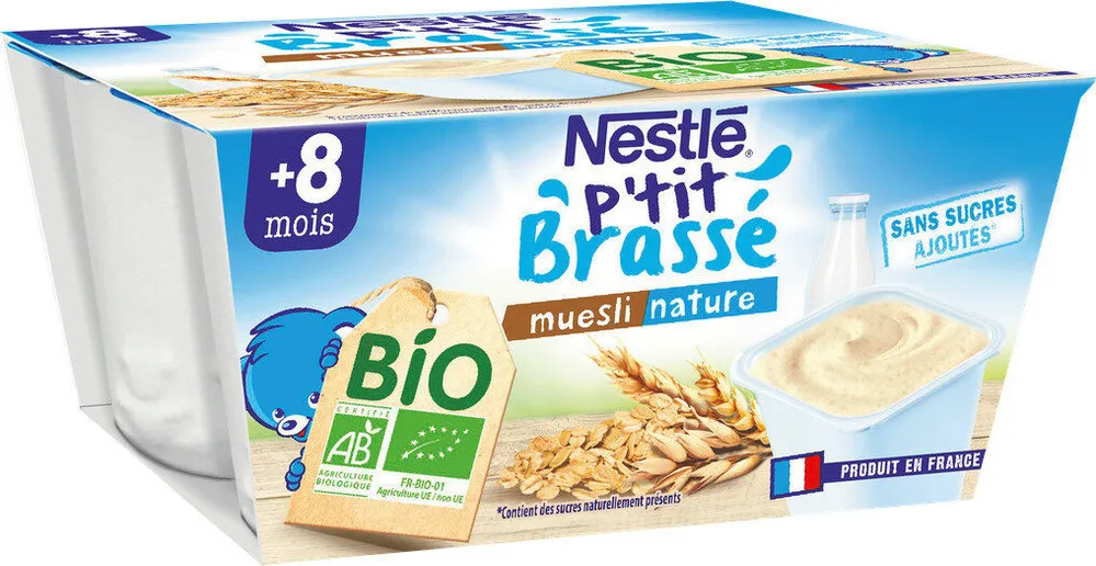 P'TIT BRASSE BIO gourde muesli nature