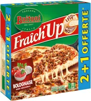 BUITONI FRAICH'UP Pizza Surgelée Bolognaise 1800g / 2+1 offerte