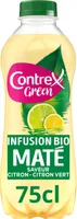 CONTREX Green eau aromatisée BIO Maté saveur Citron Citron Vert 75cl