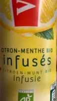 Citron menthe bio infusés