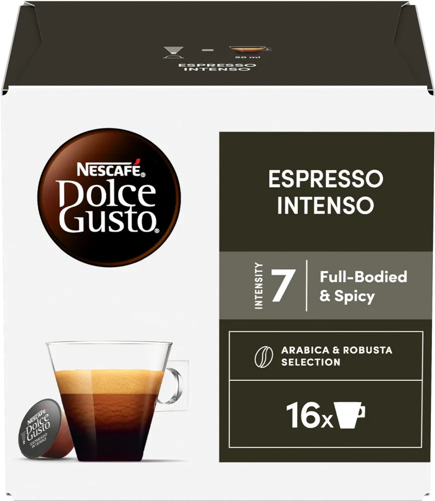 Capsules NESCAFÉ DOLCE GUSTO Espresso Intenso 16 Capsules