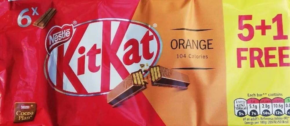 Kit Kat orange