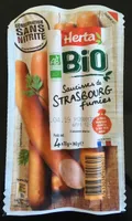 Saucisses de strasbourg fumées bio conservation sans nitrites