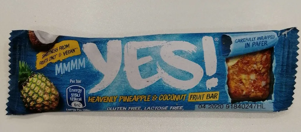 YES Heavenly pineapple & coconut