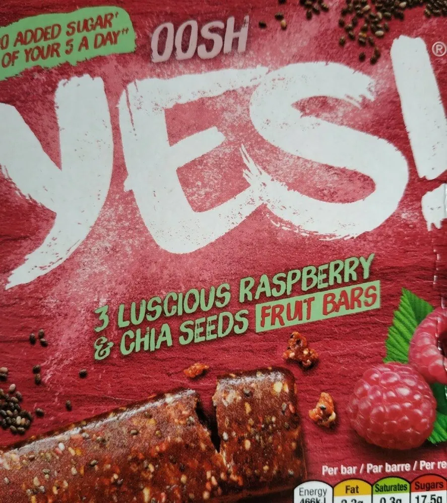 Yes - raspberry & chia seeds