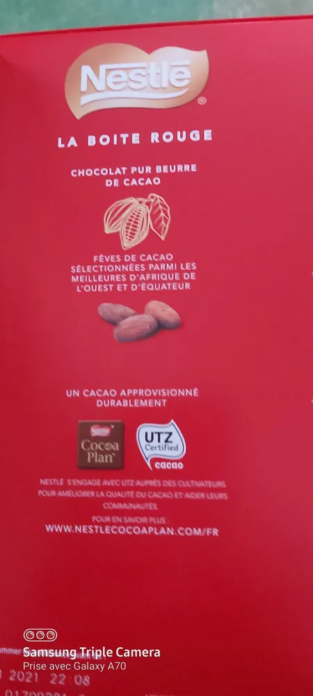 Nestlé la boîte rouge