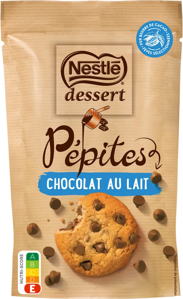 NESTLE DESSERT Pépites de chocolat au lait 100g