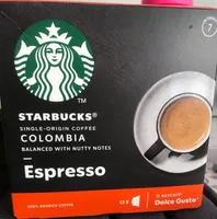STARBUCKS by NESCAFE DOLCE GUSTO Espresso Colombia 66g
