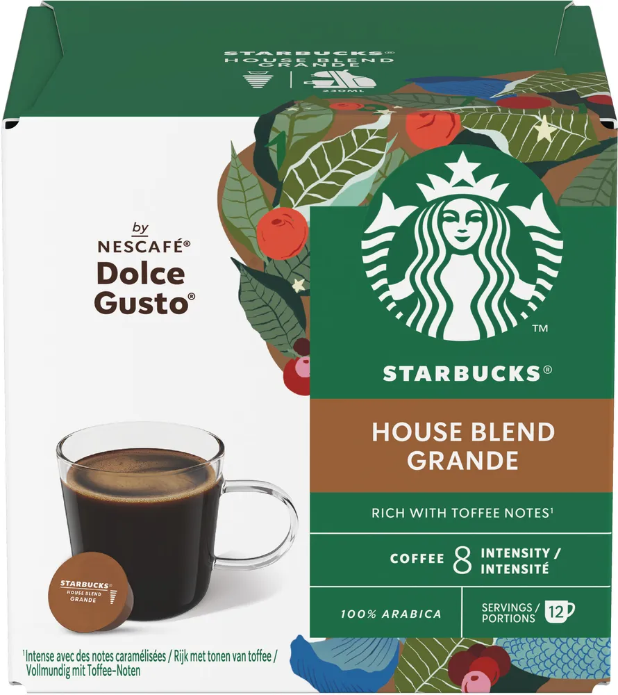 STARBUCKS by NESCAFE Dolce Gusto House Blend 12 capsules