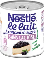 NESTLE® Lait Concentré Sucré Sans Lactose à pâtisser boîte 387g