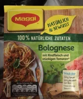 Maggi Fix für Spaghetti Bolognese