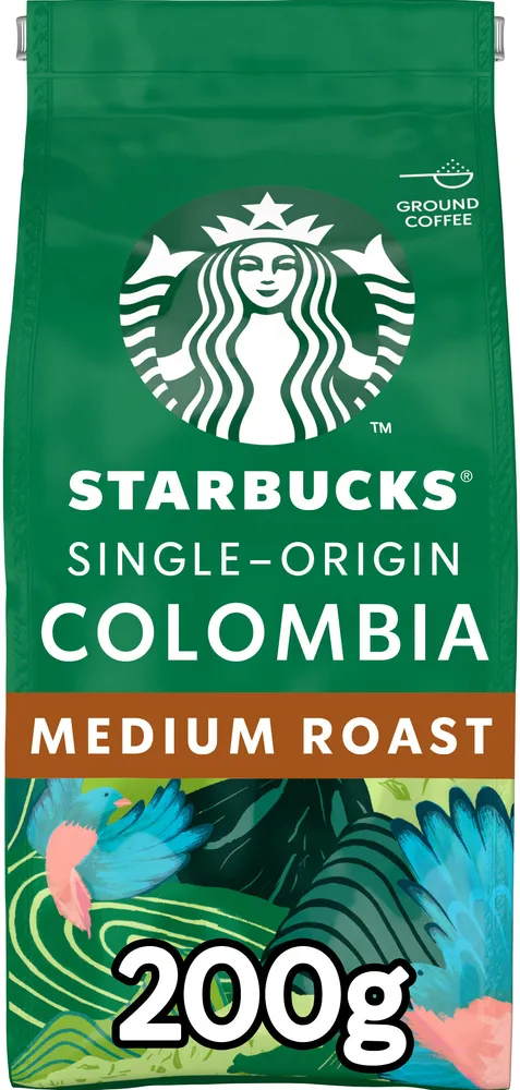 STARBUCKS Medium Colombia Café Moulu 200g