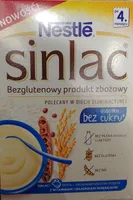 Sinlac bezglutenowy produkt zbożowy