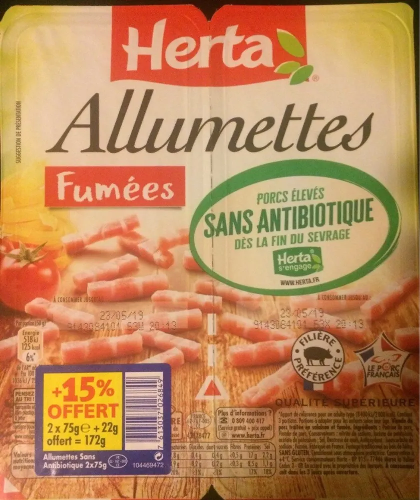 Allumettes fumées