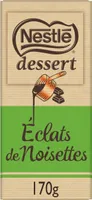 NESTLÉ DESSERT Chocolat Noir Éclats de Noisettes 170g