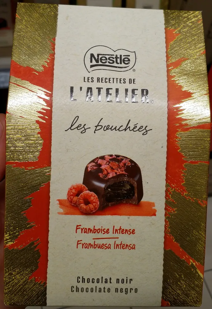 Les recettes de l'atelier les bouchées framboise intense