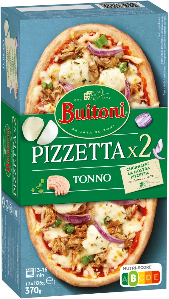 BUITONI PIZZETTA pizza surgelée Tonno 2X185g