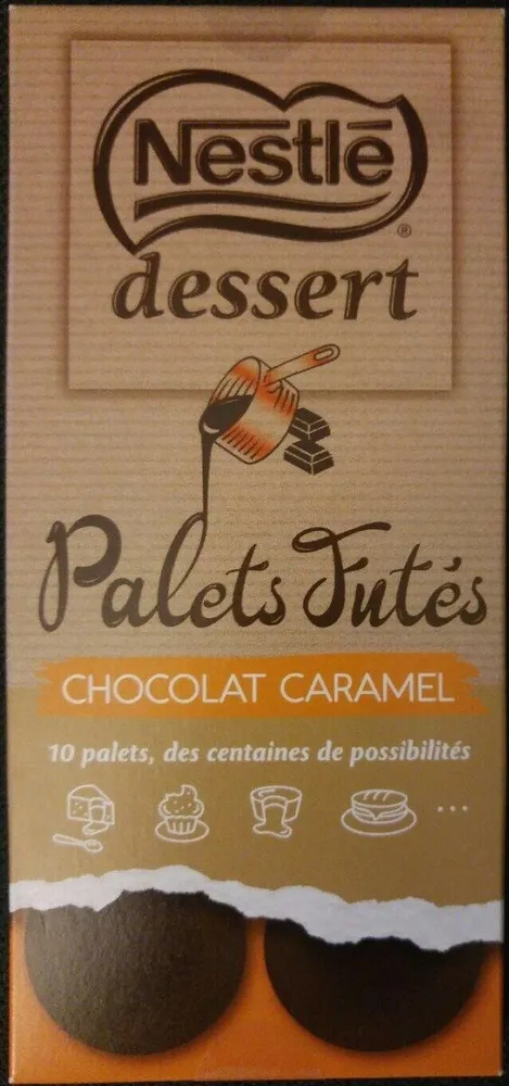 Palets fruités chocolat caramel