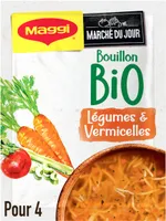 MAGGI BIO Soupe Bouillon de Légumes Vermicelles 60g
