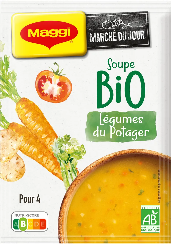 MAGGI BIO Soupe Moulinée Légumes du Potager