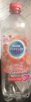 Silky strawberry sparkling flavoured water